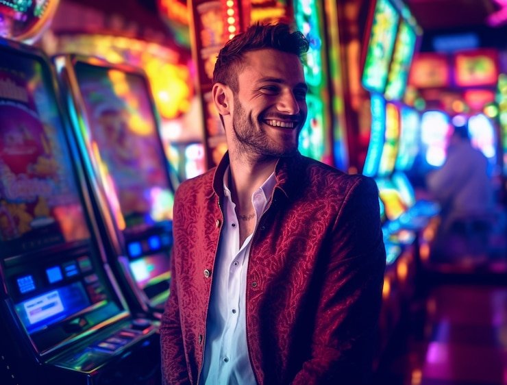 Antarmuka intuitif untuk memilih Raise atau Fold Antarmuka mobile Texas Hold'em Bonus menunjukkan tombol keputusan dan informasi tangan